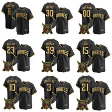 NWT MEN Pirates Black 2026 City Connect Stitched Jersey All Sizes