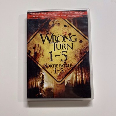 Wrong Turn 1-5 DVD Rare Oop HORROR SLASHER Set Halloween Movie Series