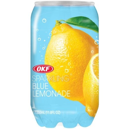OKF Blue Lemonade Sparkling Drink 350ml - Pack of 3