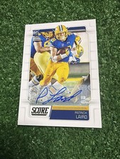 2019 Score #439 Patrick Laird Rookies Signatures Cal Bears AL1