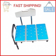 3 PCS Bathtub Transfer Bench Cushions with Adhesive Backing, Shower Pads Non Sli