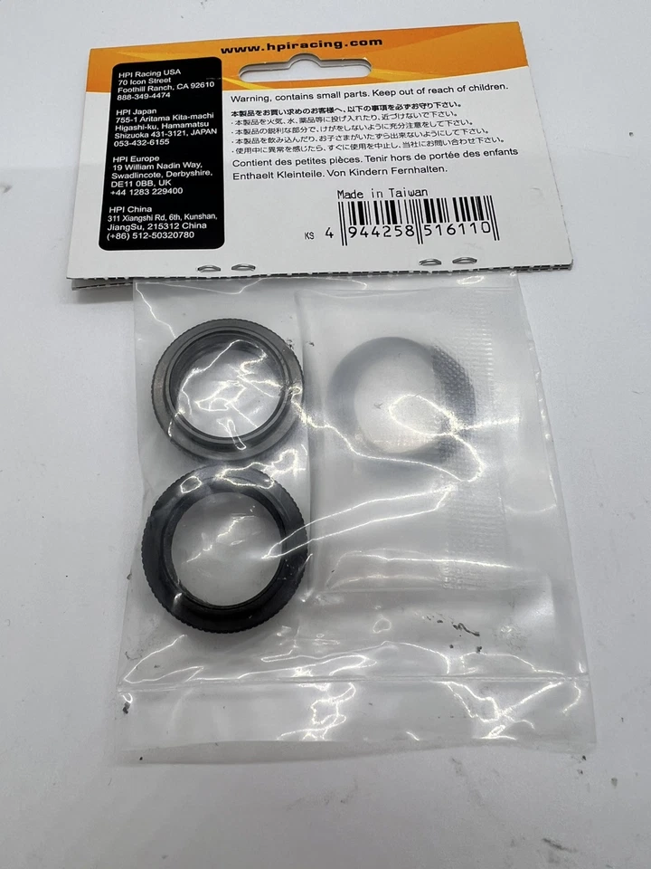 HPI Racing 102155 Baja 5B Gunmetal Shock Adjusting Collar Set - Image 2 of 3