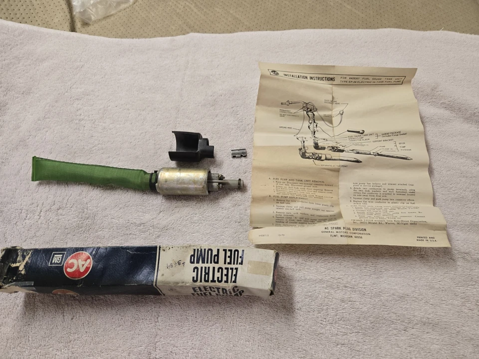 Nuevo de Lote Antiguo 1970 Buick GS RIVIERA AC GM EN TANQUE BOMBA DE COMBUSTIBLE ELÉCTRICA GM EP-24 BUICK 455 GS Foto 4 de 4
