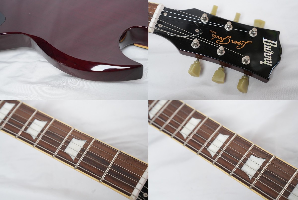 BURNY RSG-55 '63 LEFTY CHERRY SG Model, Left-Handed, 2013 Model