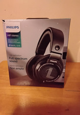 PHILIPS SHP9500 HiFi Over-Ear Headphones, 50mm Drivers, Open-Back , Black