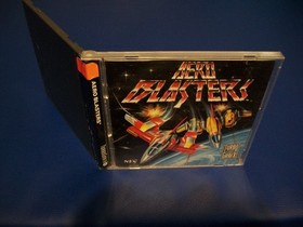 Nec TurboGrafx-16 Game ~ AERO BLASTERS ~ Complete w/Manual ~ Tested Works Great!