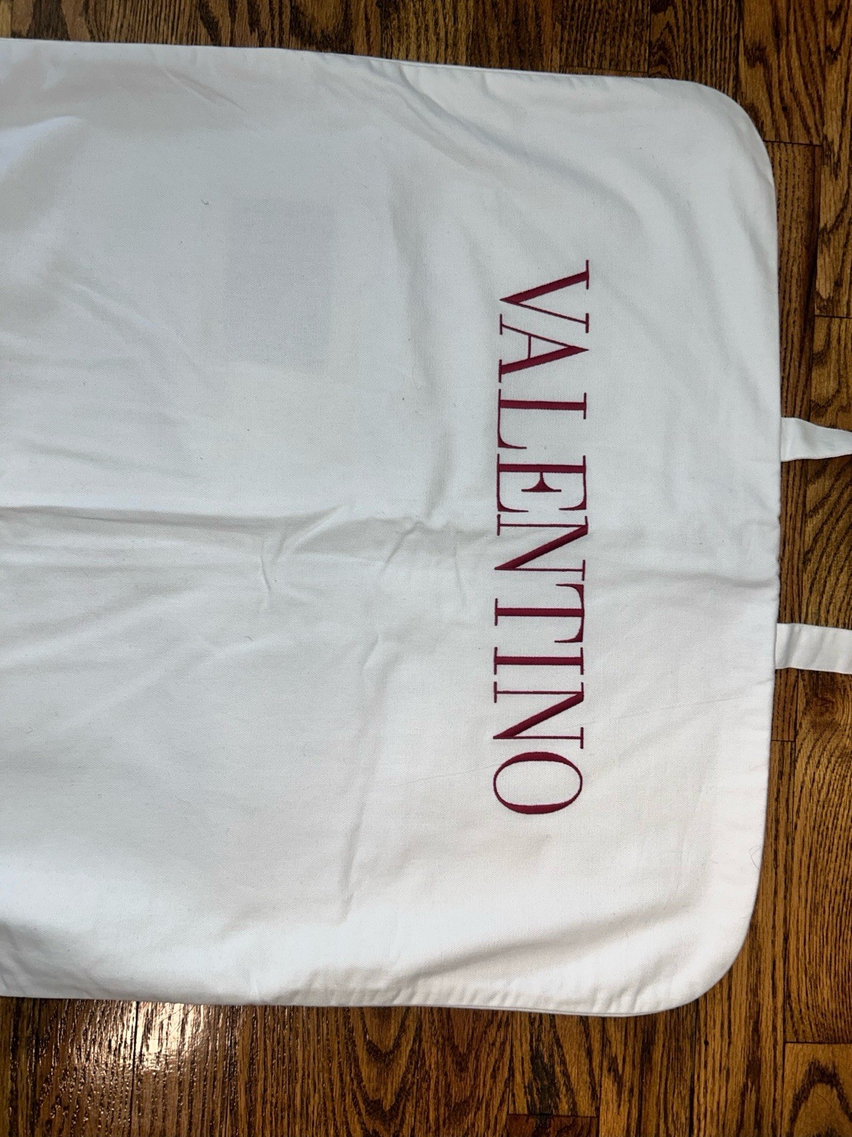 Valentino Dust Cover Travel Cotton Suit Dress Garment Bag 40.5x23 Inches thumbnail 3