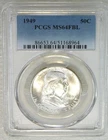 1949 Franklin Half Dollar PCGS MS64FBL Frosty White Just Graded New Holder J285P