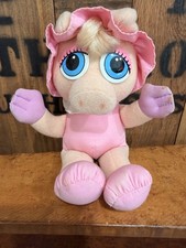 Miss Piggy Plush Pink Muppet Babies Vintage 1993
