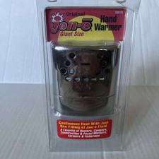 Vintage Original Jon-E Hand Warmer GiantSize Silver Flameless Reusuable New
