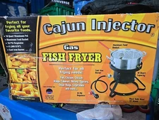 10 Qt Outdoor Aluminum Fish Deep Fryer Cooker Kit Pot Propane LP Patio Steel 