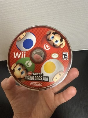New Super Mario Bros. Wii (Nintendo Wii, 2009) Disc Only!