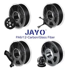 JAYO 3D Filament Black Nylon 1KG 1.75mm PA6-CF/PA6-GF/PA12-CF Glass Carbon Fiber
