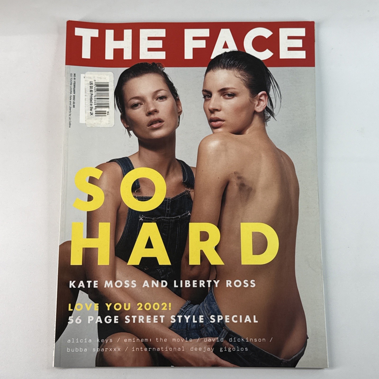 The Face Magazine Issue #61 February 2002 Kate Moss, Eminem, Alicia Keys