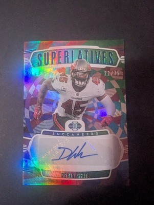 2022 Panini Illusions - Superlatives Devin White #SS-DW /75 (AU)