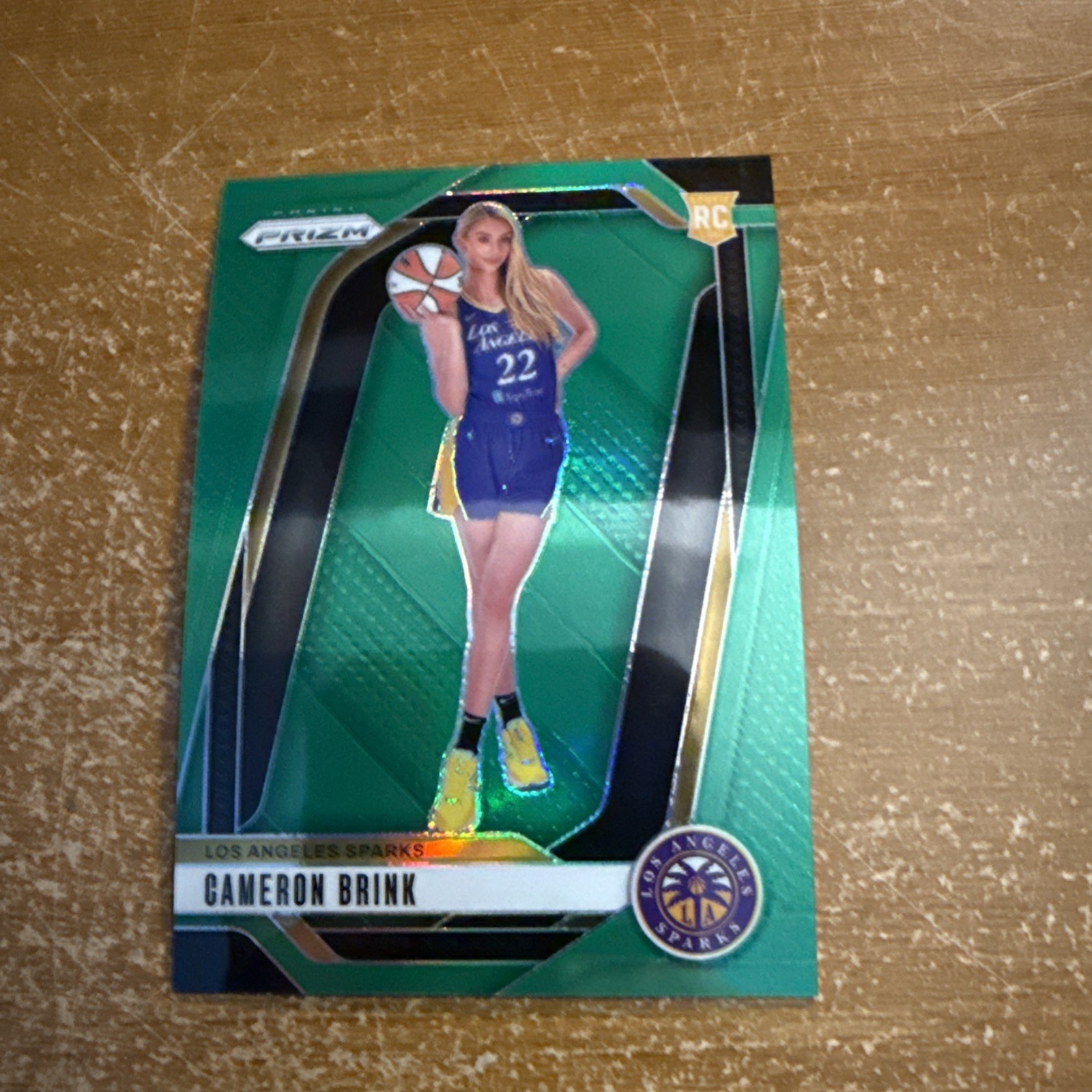 2024 Panini Prizm WNBA - Cameron Brink #143 Green Prizm (RC)