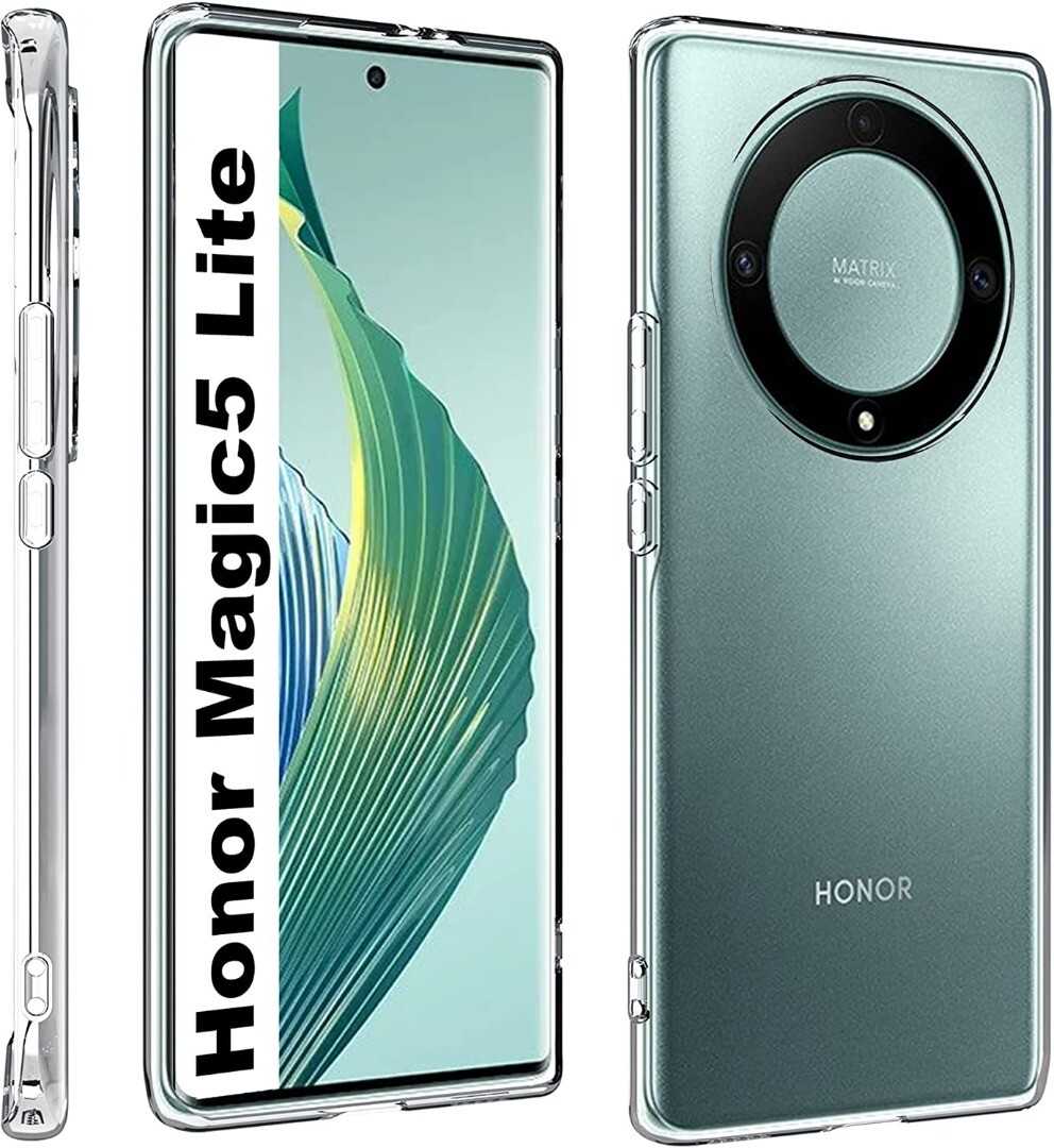 HAOYE Cover Per Honor Magic 5 Pro – Morbida Con Brillantini, TPU Antiurto, Protezione Fotocamera, Verde