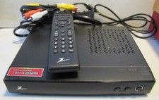 Zenith DTT901 Digital Tv Tuner Converter Box with Remote Cables Battery