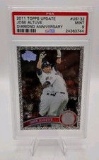 2011 Topps Update #US132 Jose Altuve RC Diamond Anniversary Rookie PSA 9 Astros
