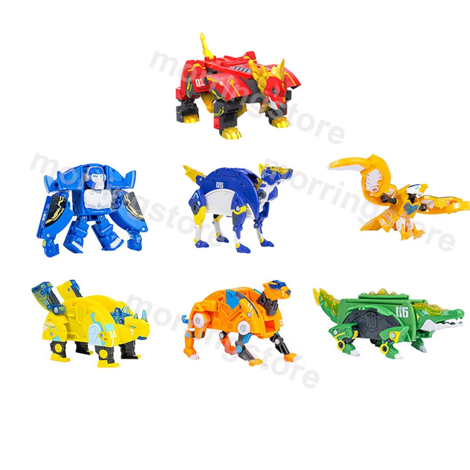 Super Beast Figure Armour Ranger Robot 7 Animal Combiner Toys Kids Transform Toy - Image 2 of 4