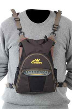 gilet da pesca con borraccia porta accessori spinning mosca borsa artificiali