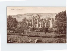 Postcard Melrose Abbey Melrose Scotland