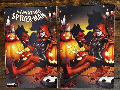 AMAZING SPIDER-MAN #14 R1C0 Trade Dress & Virgin Variant Set HIGH GRADE