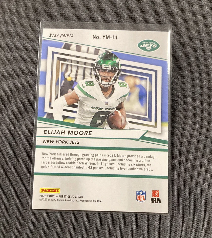 2022 Panini Elijah Moore Purple Insert Rookie Card RC #YM-14 (17/149) Browns - Image 2 of 2