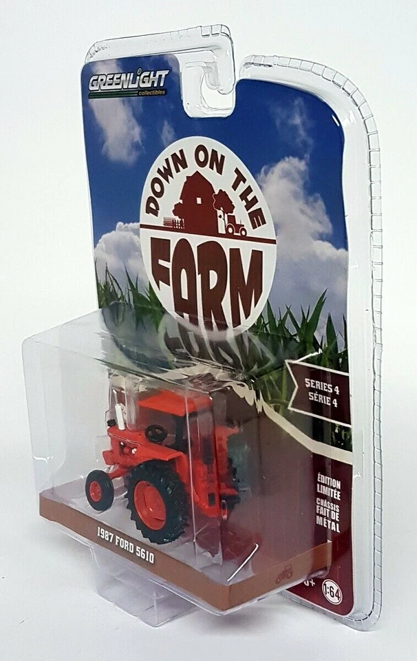Greenlight 1/64 Scale - 1987 Ford 5610 Red Diecast Model Tractor - Image 2 of 2