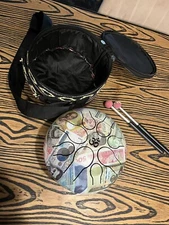 Musical Tongue Drum Meditation Mandala 7”  With Case “India Meets India”