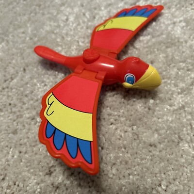 2005 Scholastic Maya & Miguel Paco Red Parrot Figure Wendy's Kids Meal Toy PBS