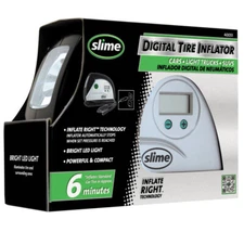 Slime 40051 Digital Tire Inflator 12V Compact & Portable Air Compressor Pump 