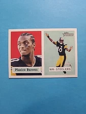 PLAXICO BURRESS 2002 TOPPS HERITAGE FOOTBALL CARD # 41 H4246
