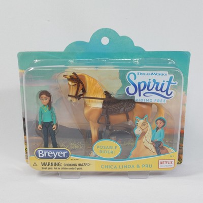 Breyer Chica Linda & Pru Small Set 2017 approx 3.75'' Tall horse #9208 Spirit.