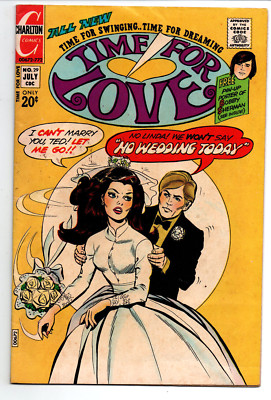 Time For Love #29 - wedding cover - Romance - Charlton - 1972 - VG