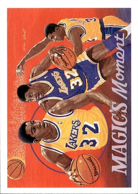 Magic Johnson - 1991 Upper Deck - Magic's Moment #29