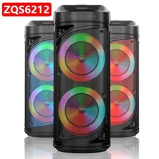 ZQS6212 Portable Bluetooth Speaker Wireless Column Big Power Stereo Subwoofer Ba