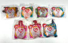 7 Sealed TY Teenie Beanies 1996 McDonalds Happy Meal Toys  4,5,6,7,8,8,10  F