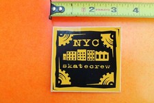 NYC Skate Crew New York Streets Rollerblade Blades Skates INLINE Skating STICKER