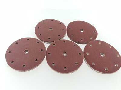 5x Schleifscheiben 150 Mm P1200 – Klett, Wasserfest, Für Exzenterschleifer Mit 15 Lochung