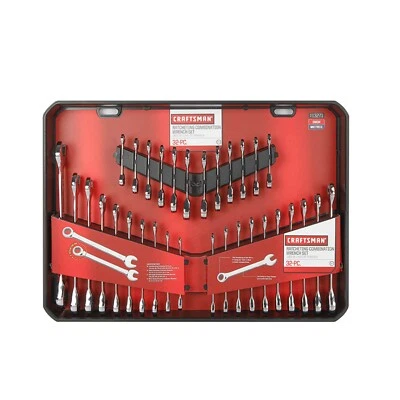 Craftsman 32 Piece Ratcheting Combination Wrench Set - Image 1 of 2
