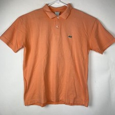 Lacoste Mens Size 7 Short Sleeve Polo Rugby Alligator Golf