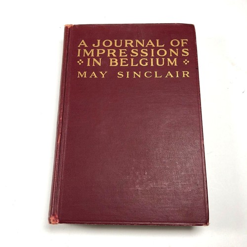 WWI May Sinclair A JOURNAL OF IMPRESSIONS IN BELGIUM German Army Field Ambulance