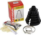 Universal Split Constant Velocity Joint Gaiter Boot Replacement Kit, Black