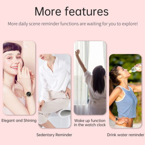 Women Smart Watch Pedometer Fitness Tracker Bluetooth Watch for iOS Android - Picture 14 of 16