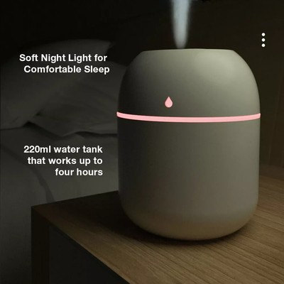 220ml Portable USB LED Mini Car Home Humidifier Aroma Oil Diffuser Mist Purifier