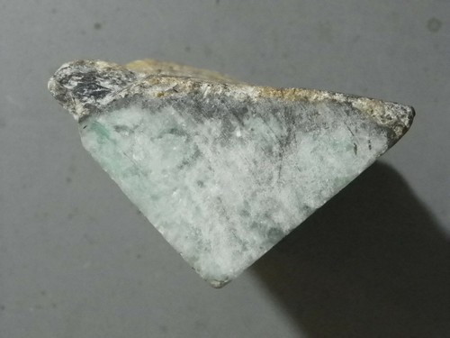 Jade Jadeite 815 Grams Burmese 55x55x100 MM Rough Bright Imperial Green Spots - Picture 3 of 5