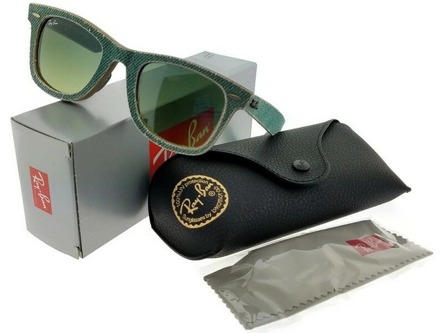 green frame ray ban sunglasses