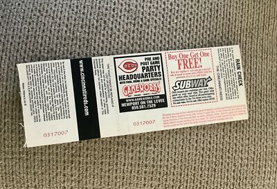 Cincinnati Reds 2003 GABP First Inaugural Game Ever Full Ticket | eBay