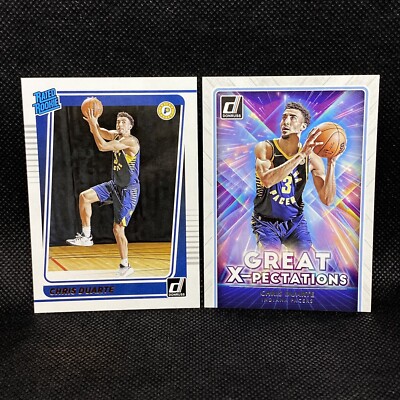  (2) 2021-22 Panini Donruss Great Expectations CHRIS DUARTE Pacers RC #223